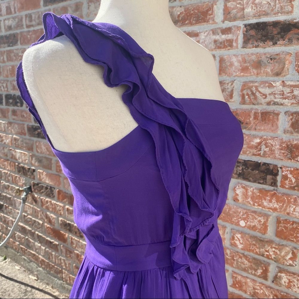 💜 BCBGeneration one shoulder cocktail dress / 2 / Excellent condition - Picture 9 of 16